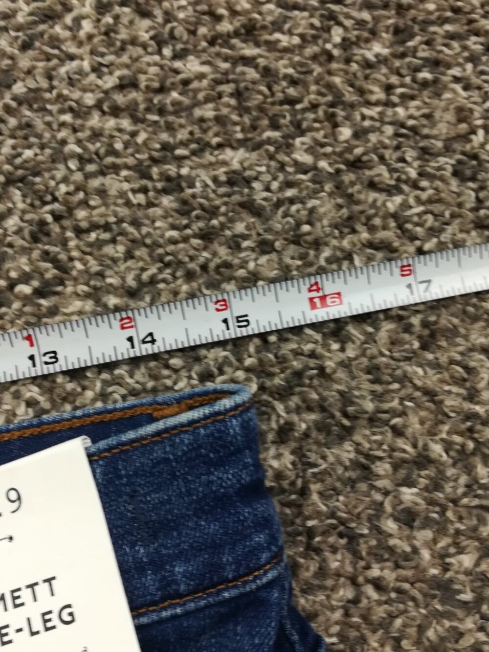 NWT 2024 Madewell Jeans Emmett Wide Leg Patch Pocket Blue Womens 29 NR479 $138 - Picture 9 of 13
